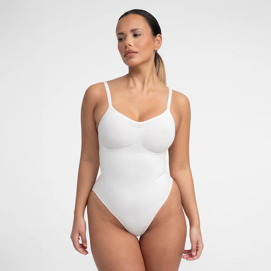 Snatched Bodysuit White